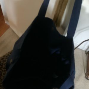 Figs navy blue tote bag